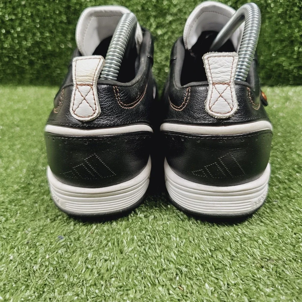 Adidas Adipure TRX Black Leather Indoor Turf Athletic Soccer Shoes Mens 9